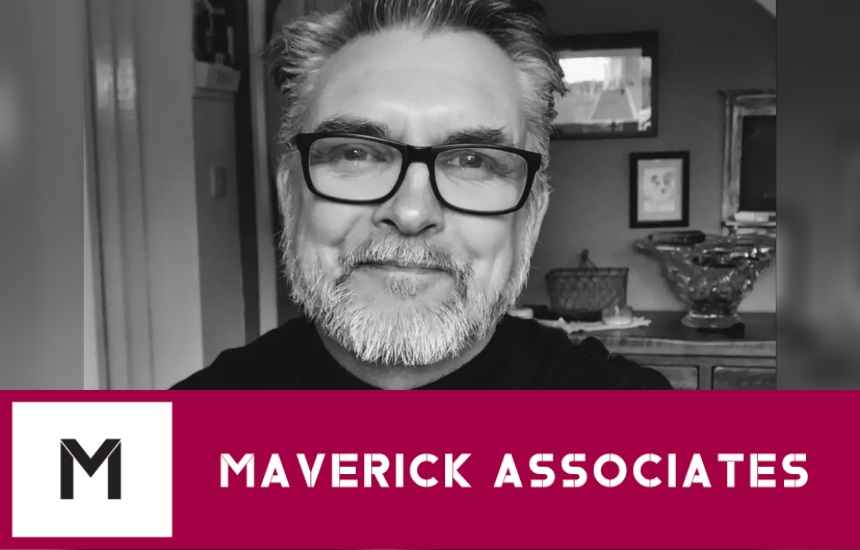 Scott Rimmer, from Maverick Associates, and their logo