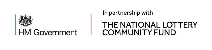 Logos for HM Government and The National Lottery Community Fund