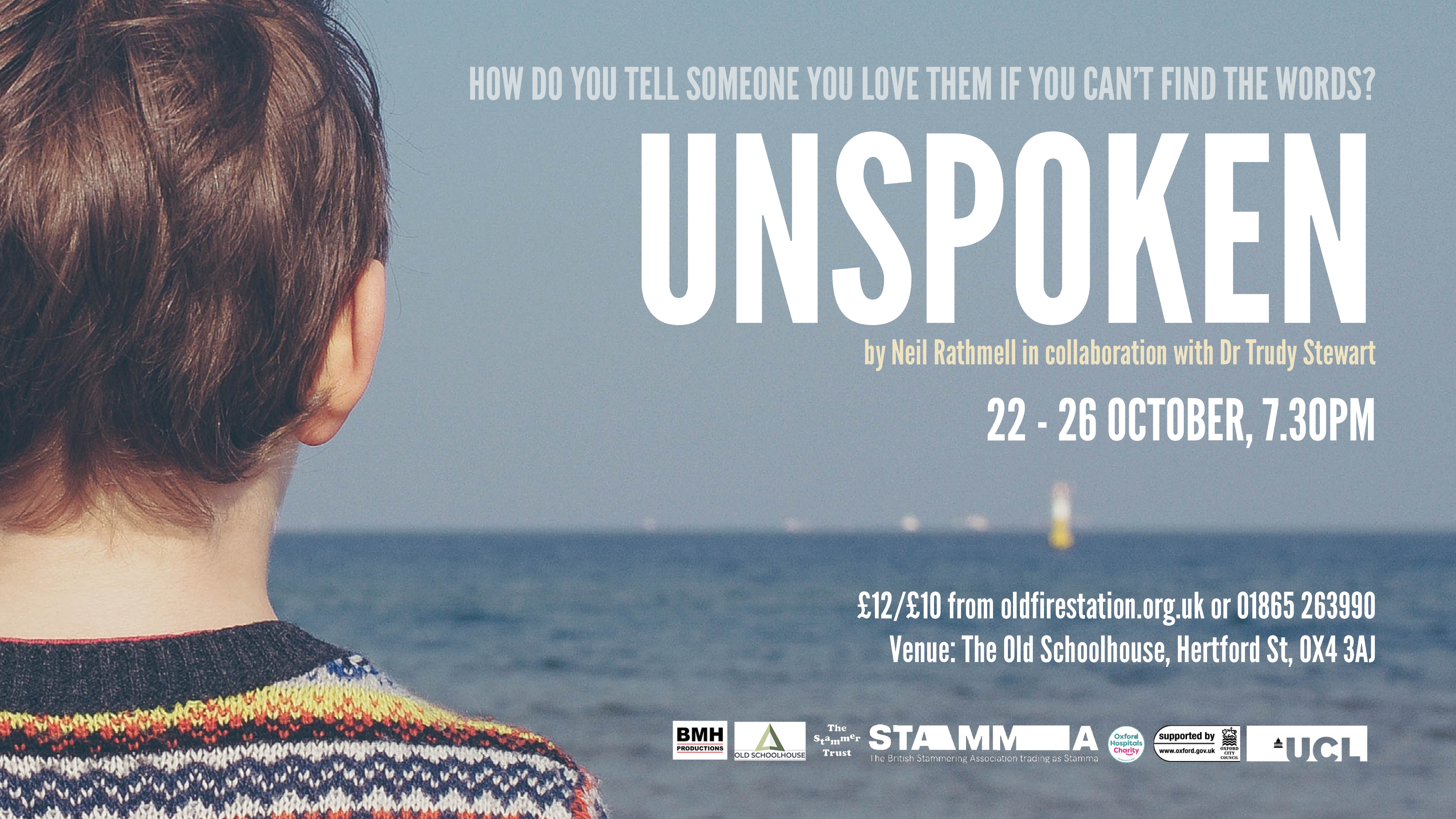 Poster for the play Unspoken